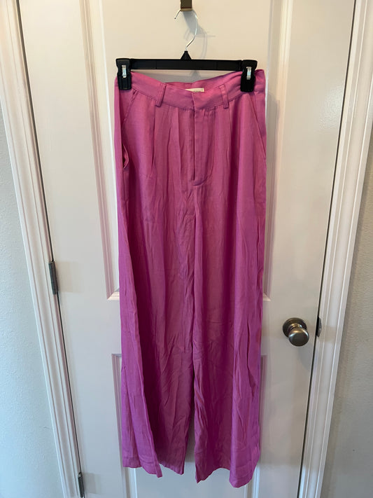 The Post High Rise Wide Leg Pants Women’s Size Small Pink