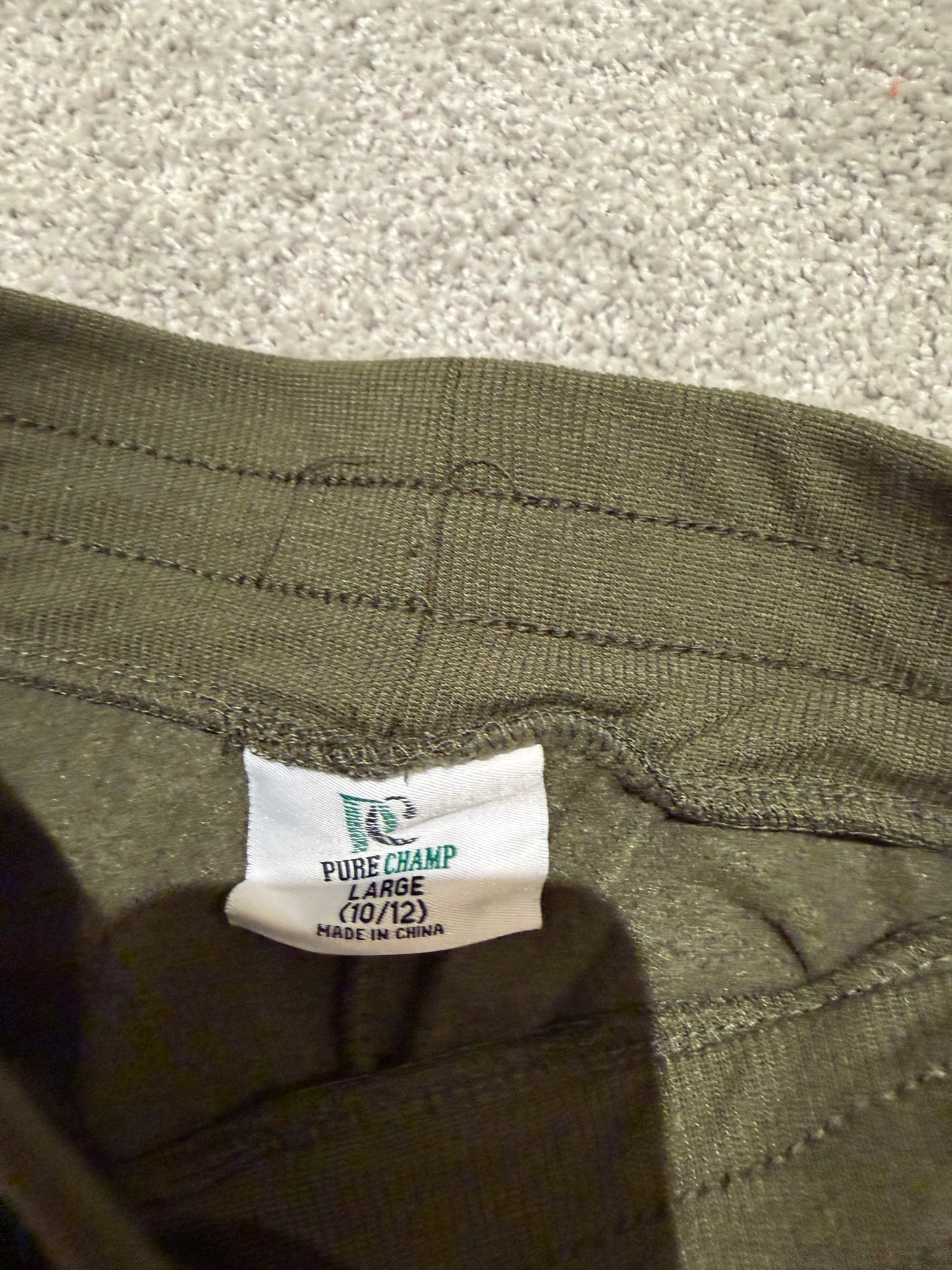 Boys Green Joggers Pants Size 10/12