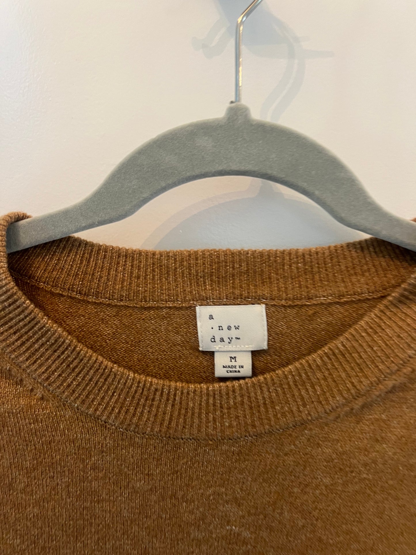 A New Day Crewneck Sweater Women’s Size Medium Brown