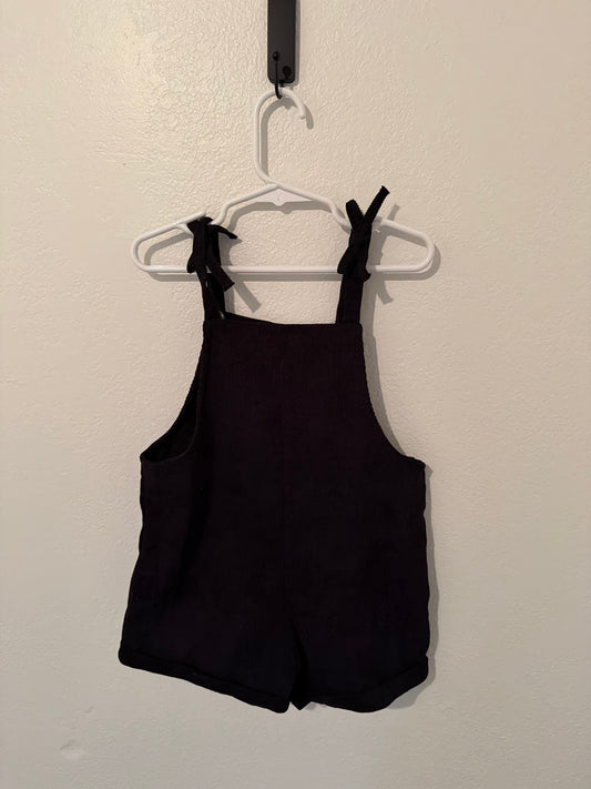 Corduroy Romper Toddler Size 2-3 Years Black