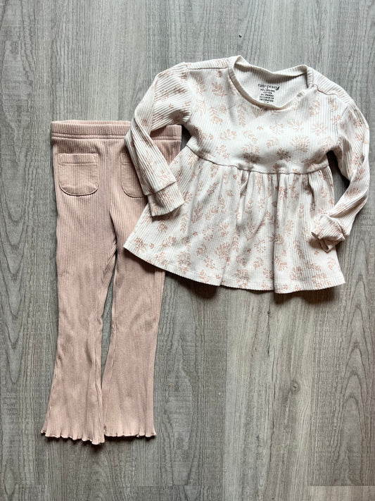 Floral Matching Set Toddler Girl Size 2-3 Years
