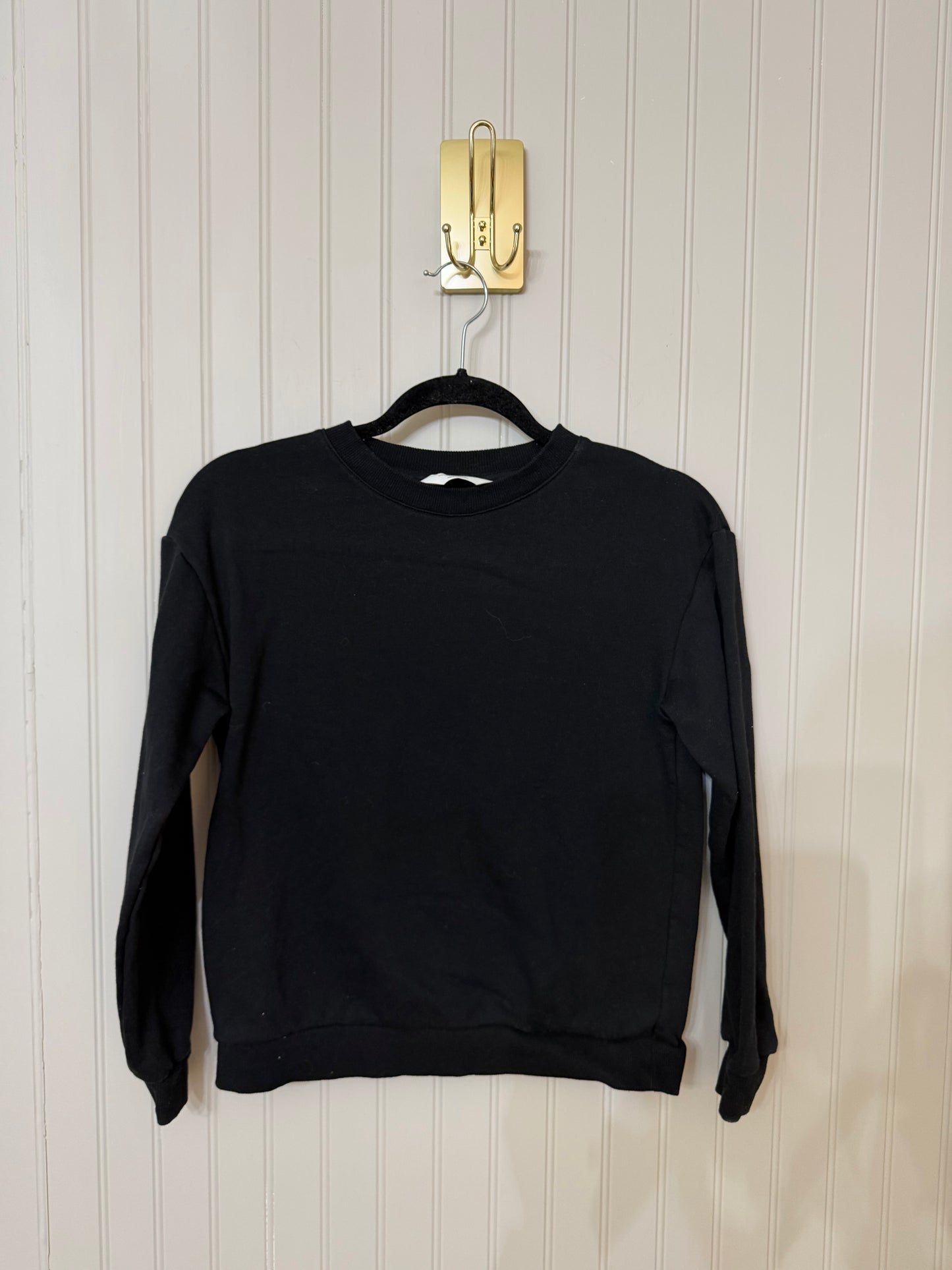 H&M Knit Shirt Youth Size 12-14 Years Black
