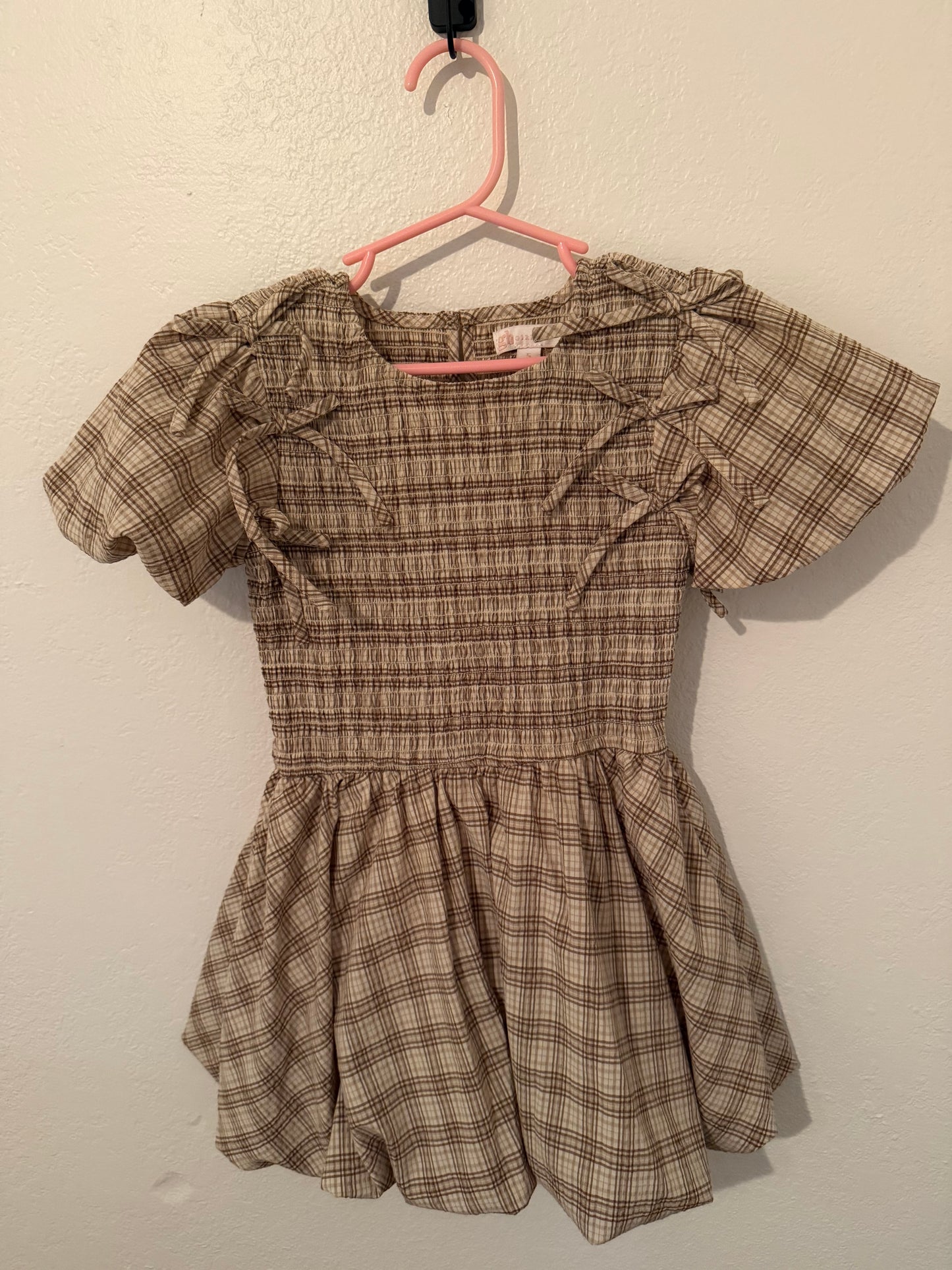 GB Girls Plaid Dress Size 5