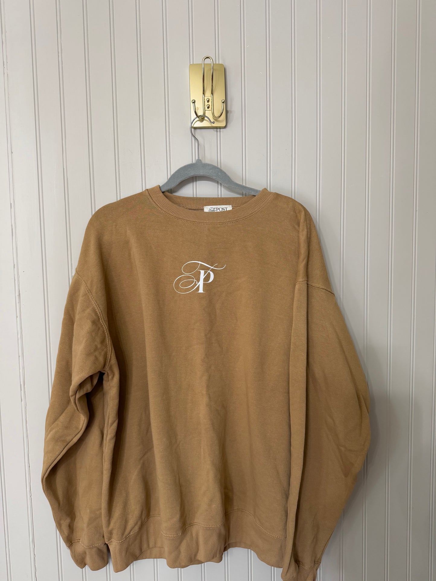 The Post Sweatshirt Women’s Medium Tan