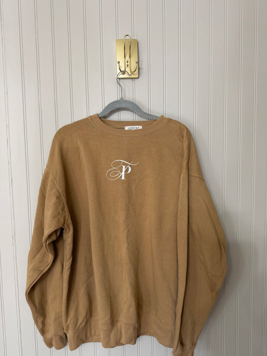 The Post Sweatshirt Women’s Medium Tan