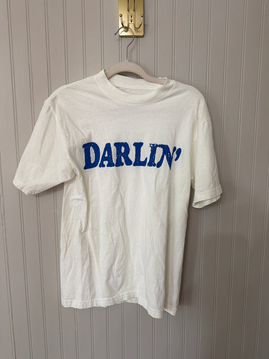 Darlin’ Graphic Tee Women’s Small White