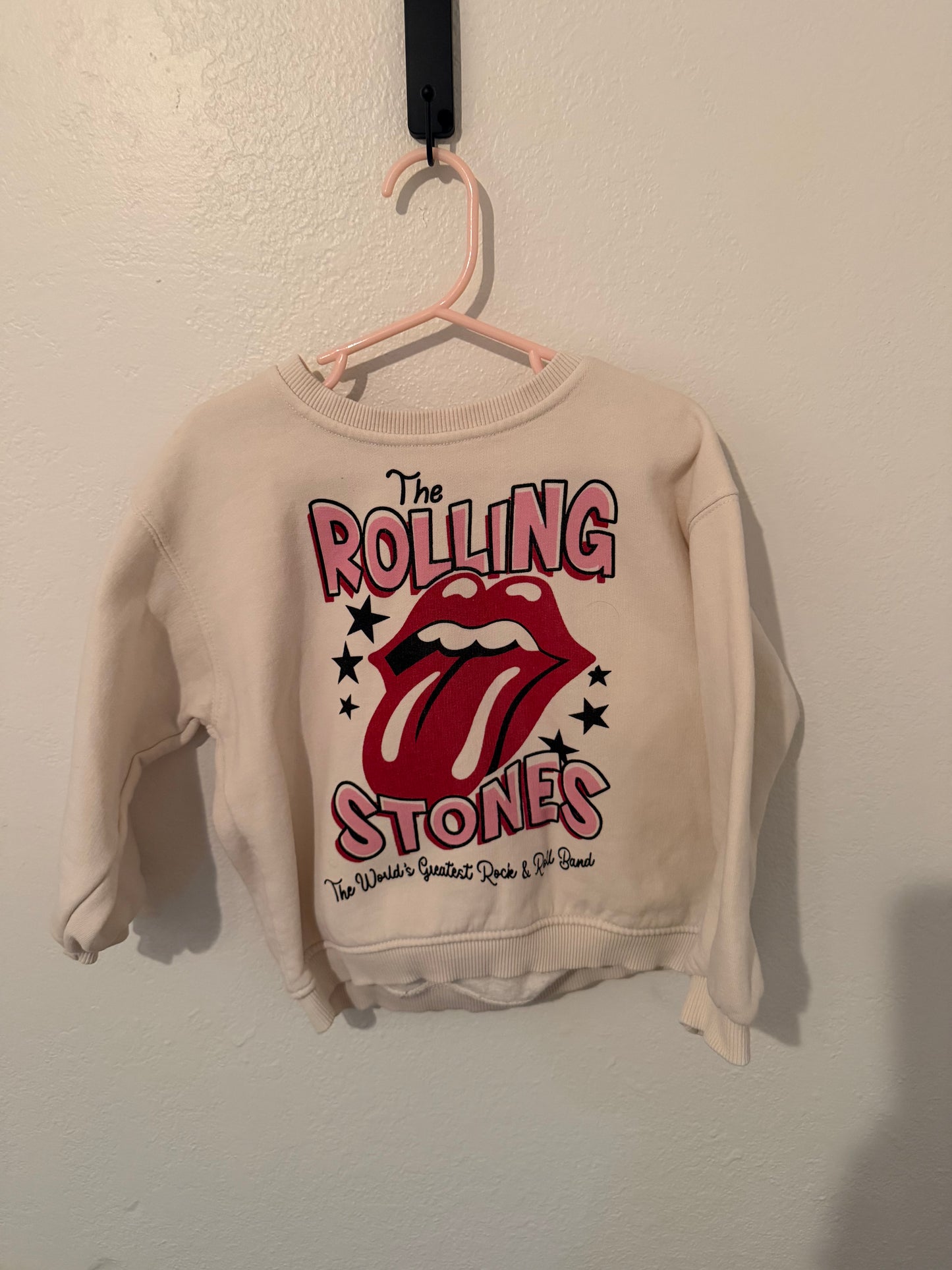 Zara Rolling Stones Sweatshirt Size 4/5
