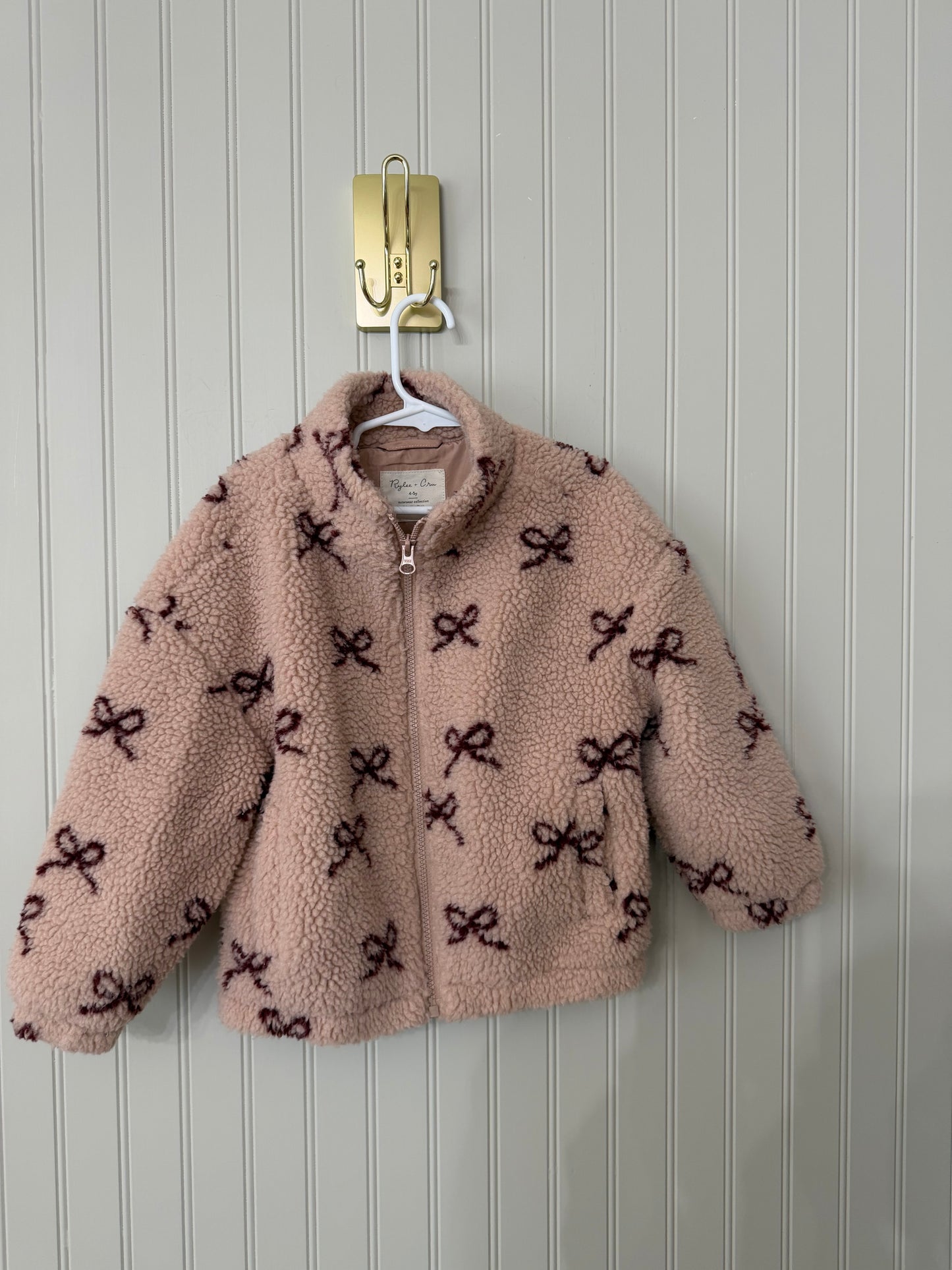 Rylee + Cru Bow Coat Size 4/5 Years