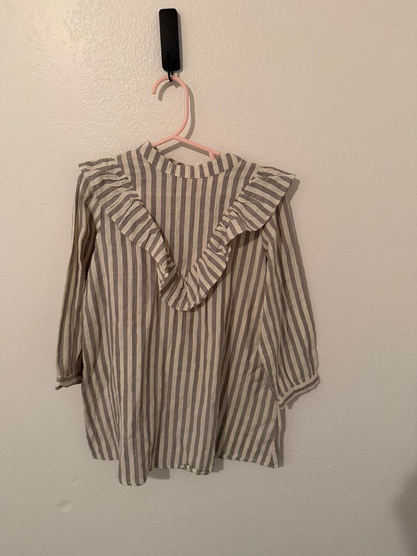 Rylee + Cry Stripe Ruffle Dress Toddler Size 4-5 Years NWT