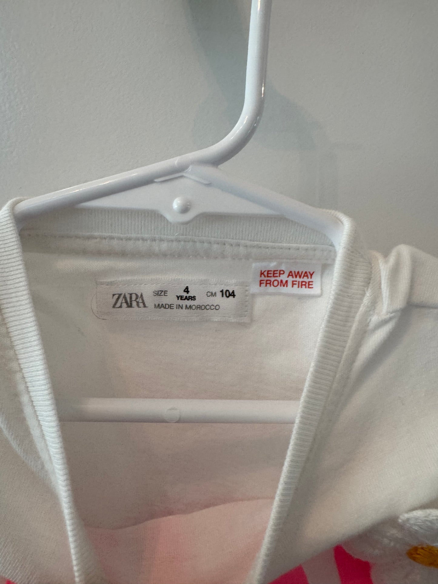 Zara Toddler Top Size 4