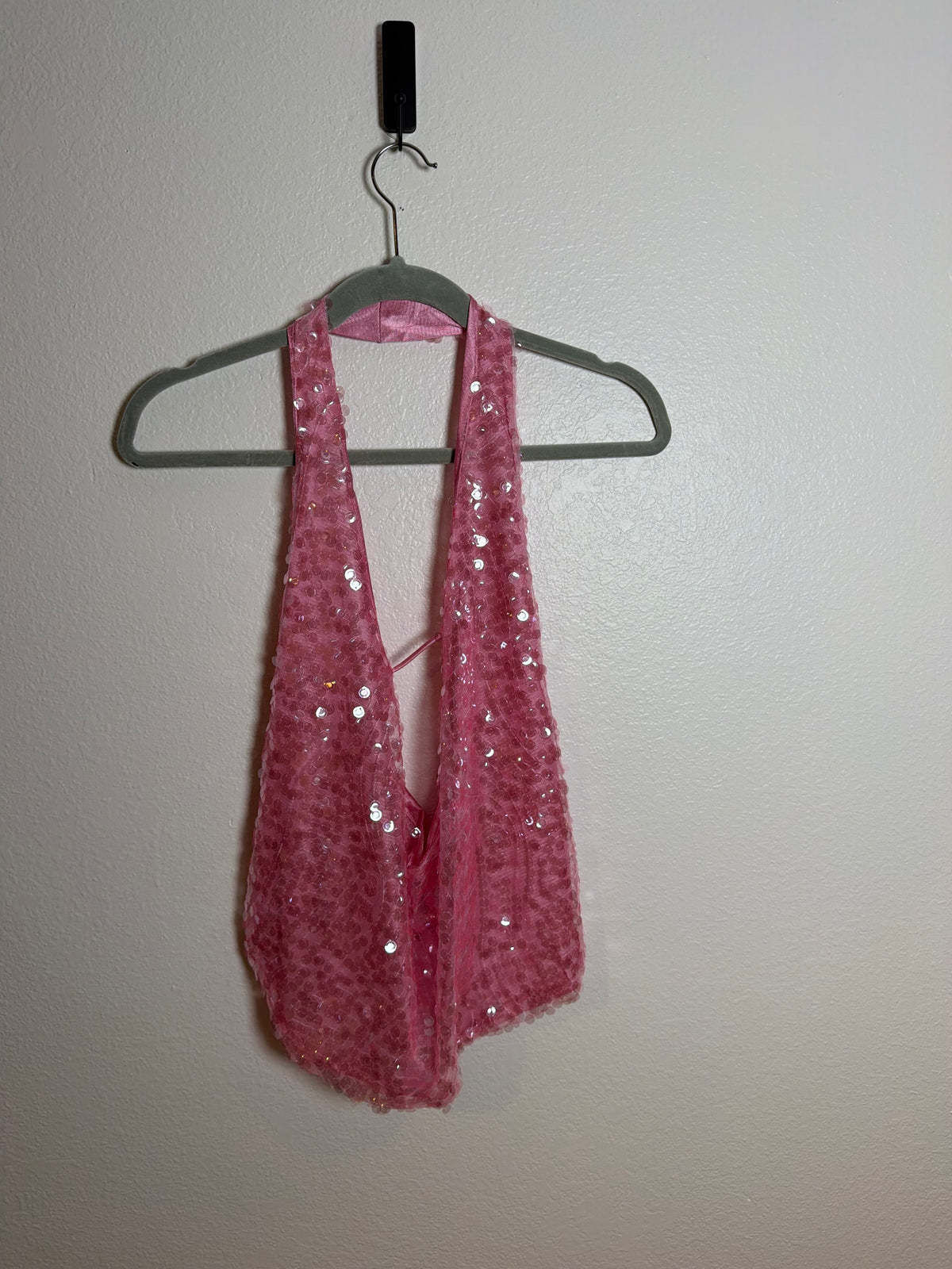 Pink Sequin Tank Size Medium