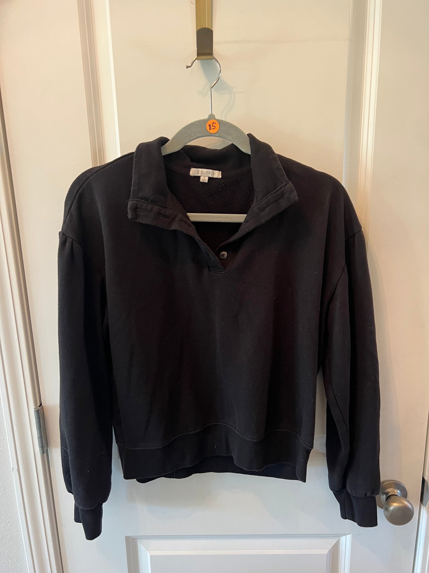 Z Supply Pullover Women’s Size Small Black