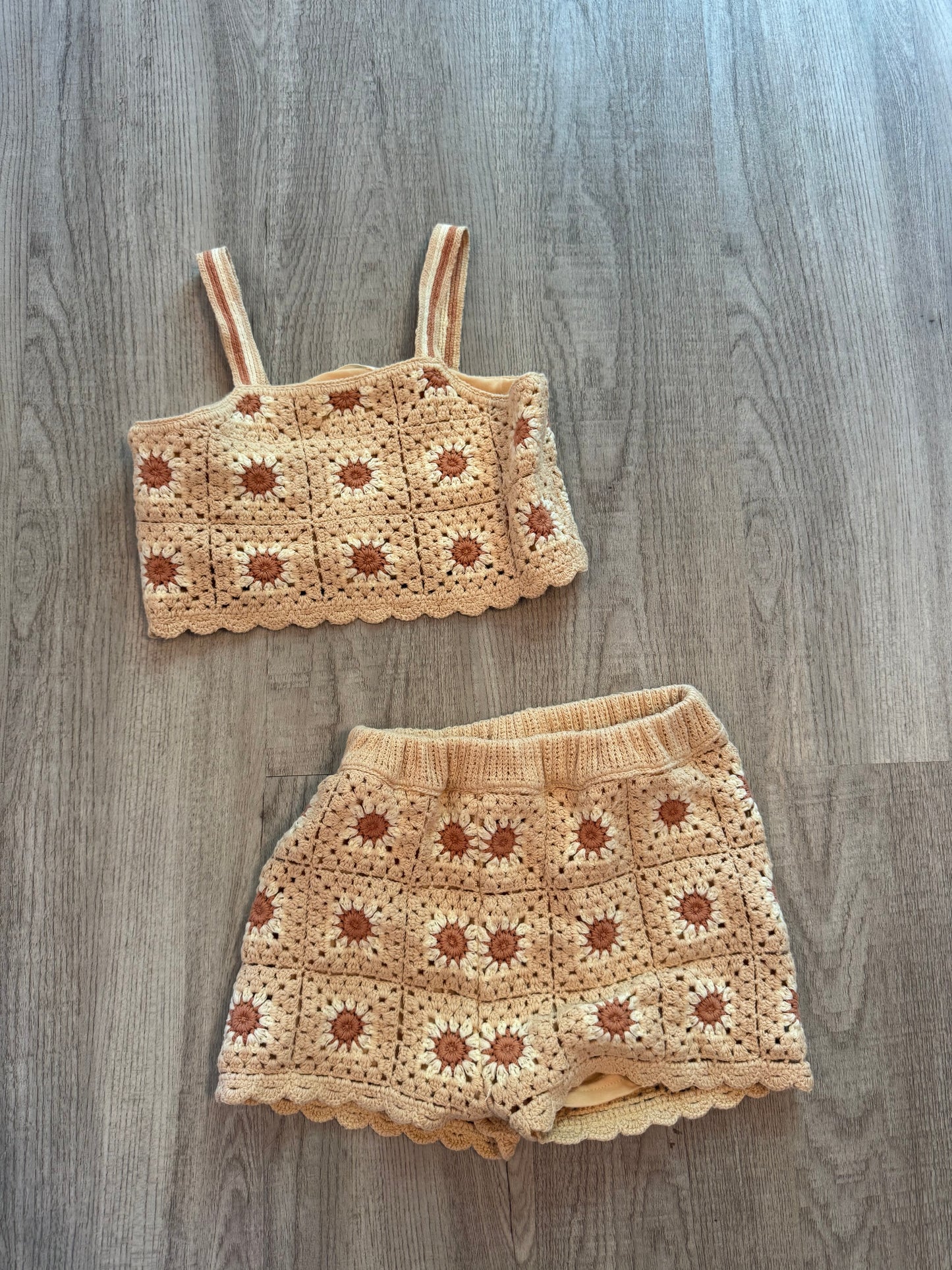 Rylee + Cru Crochet Matching Set Toddler Size 4/5 Years