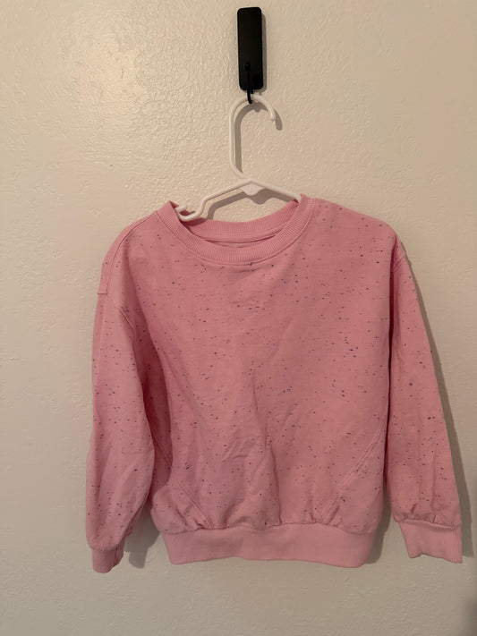 Old Navy Confetti Sweatshirt Toddler Size 4T Pink