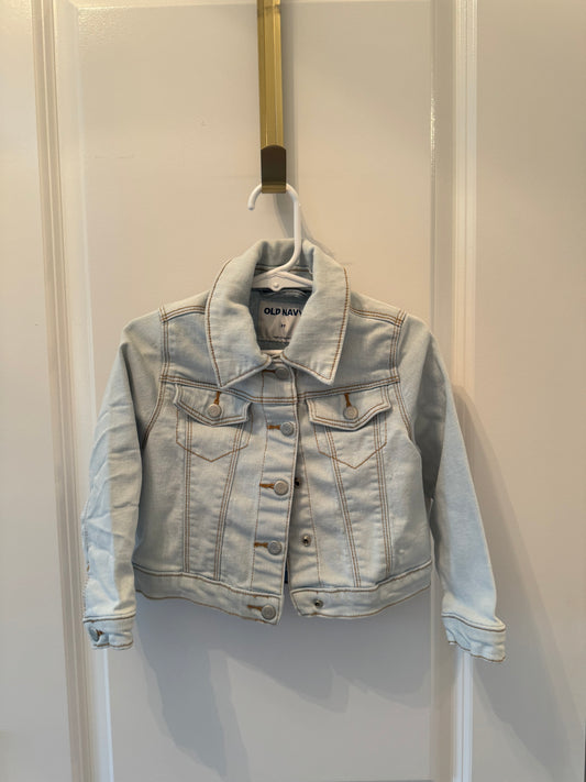 Old Navy Jean Jacket Toddler Size 3T Light Wash