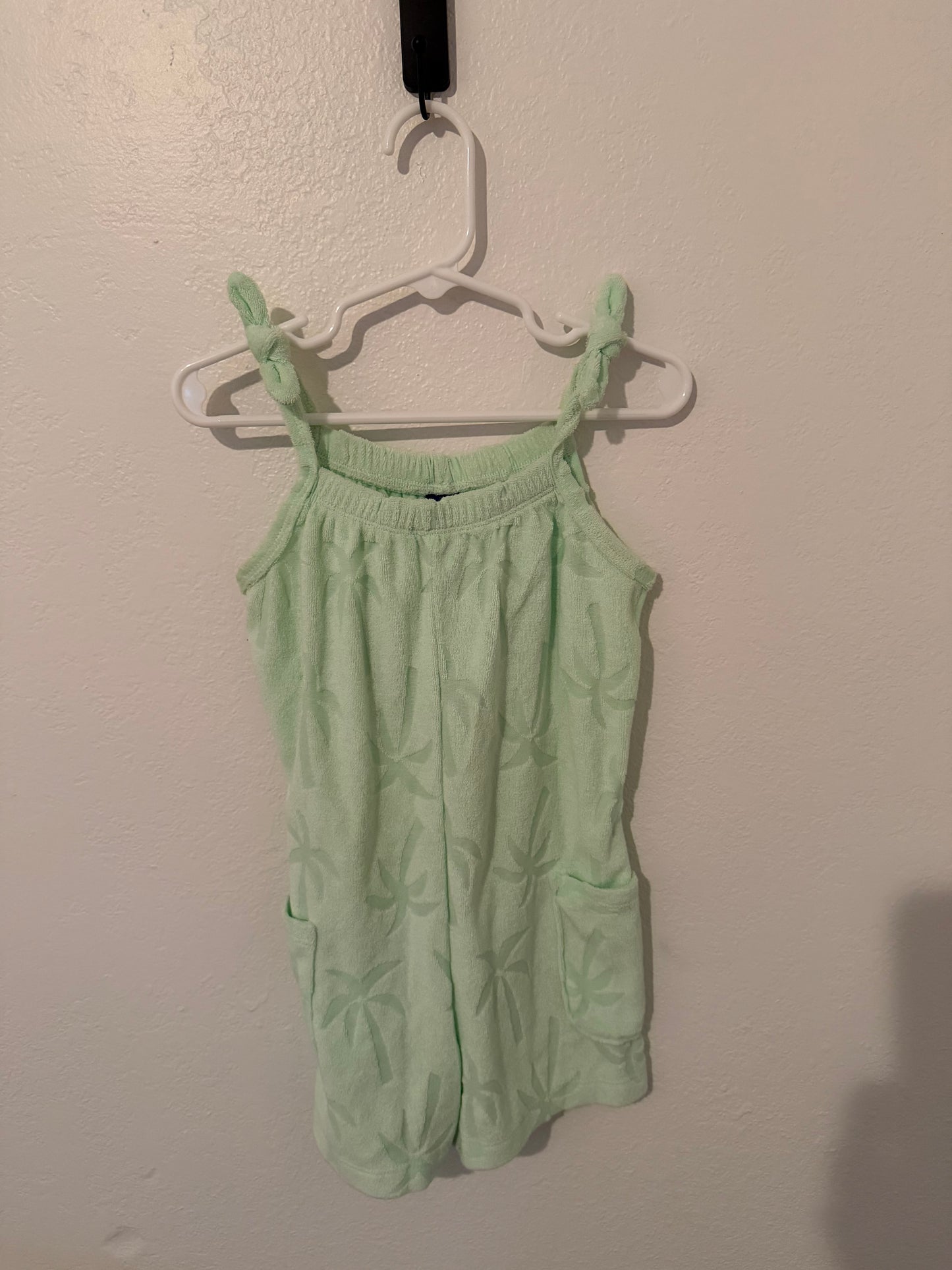 Old Navy Palm Tree Terry Romper Toddler Size 4T