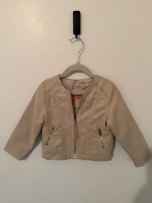 H&M Faux Leather Jacket Toddler Size 2-3 Years