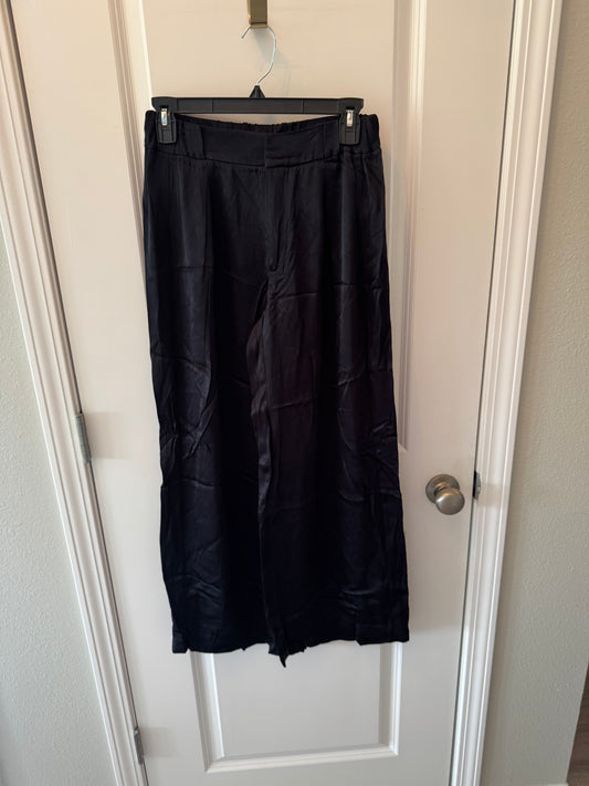 Free People Good Days Satin Trousers Women’s XS Black