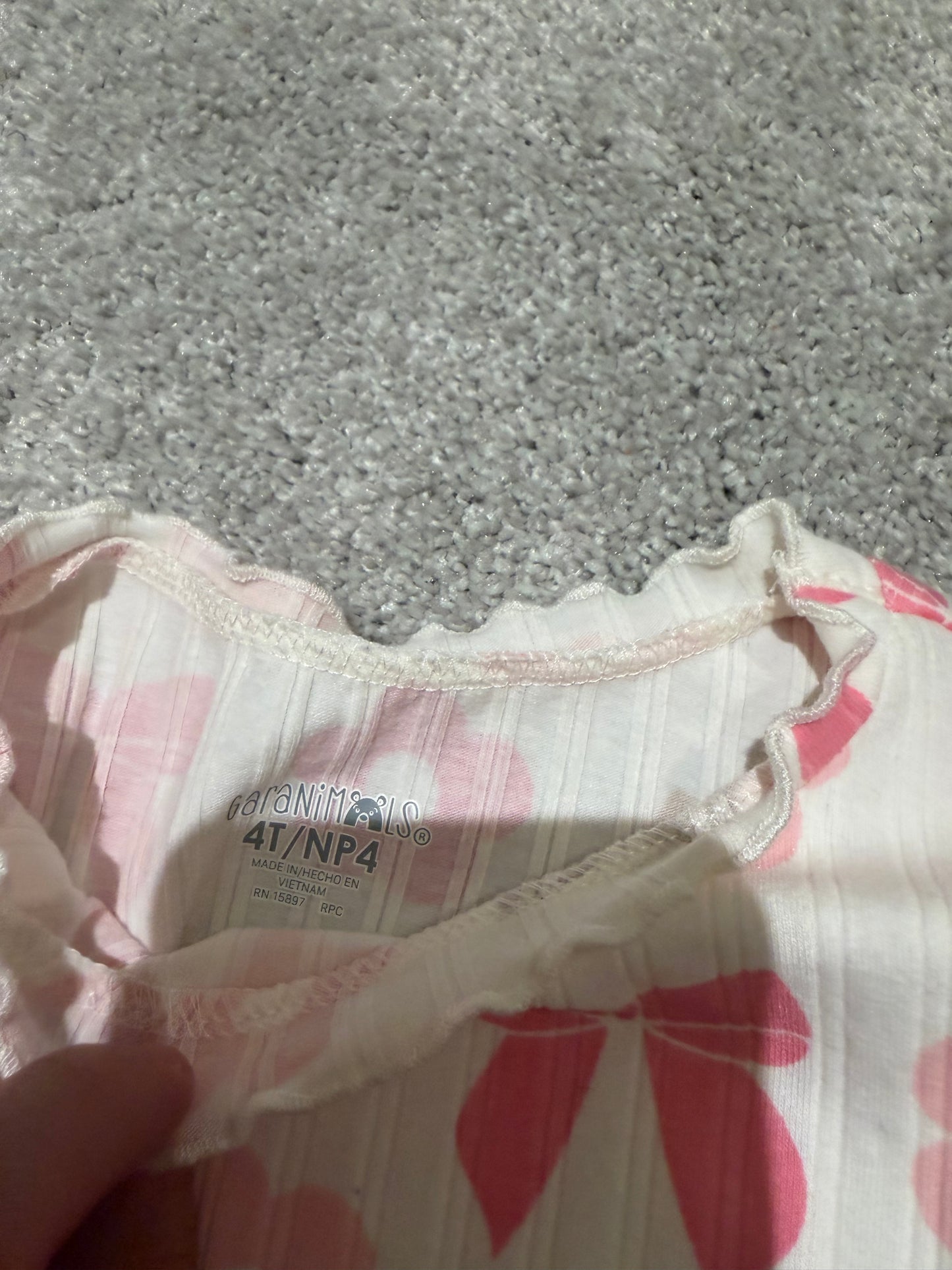 Outfit w Flare Pants Toddler Size 4T