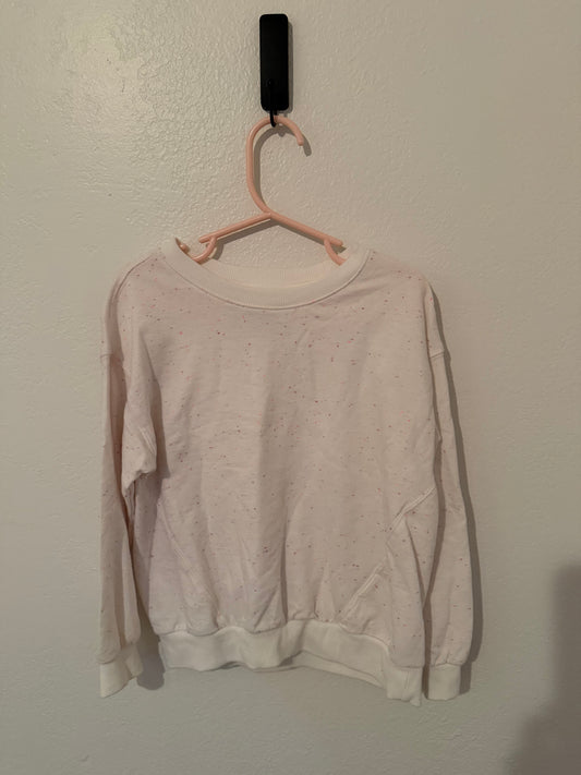 Old Navy Confetti Sweatshirt Toddler Size 5T Cream