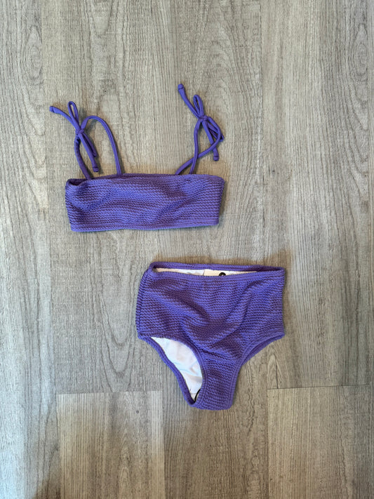 Cotton On Textured Bikini Toddler Girl Size 2 Years Purple