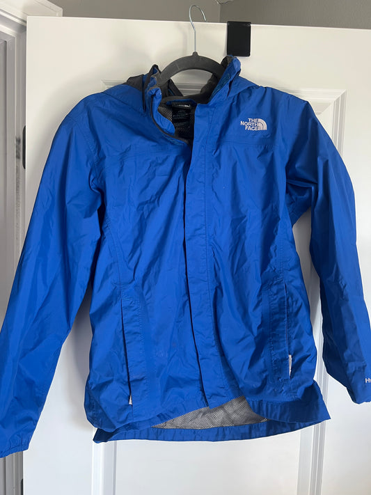The North Face Hooded Full Zip Jacket Youth Boys Size 14/16 Blue