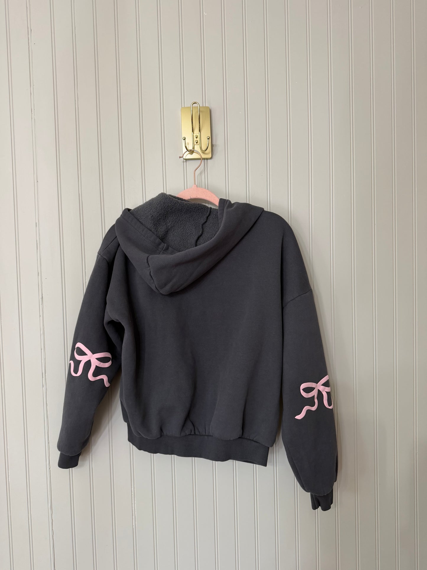 Edikted Bonney Bow Detail Matching Set Women’s Medium Dark Gray
