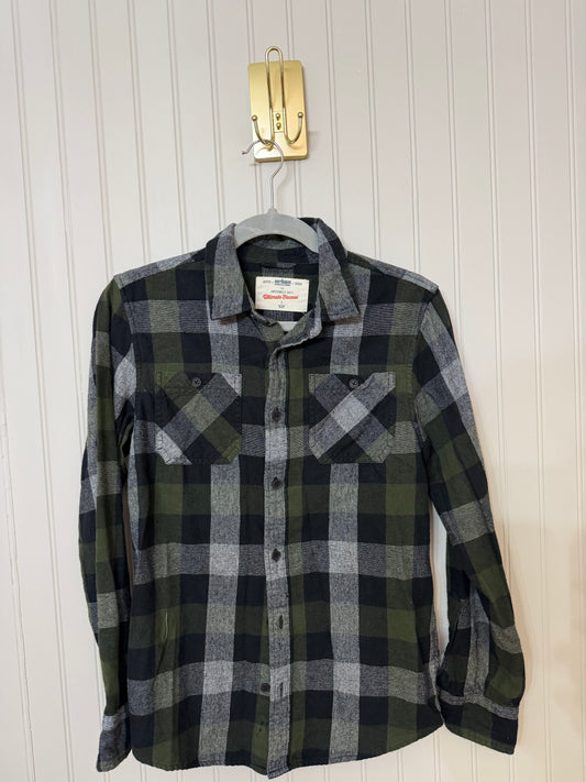 Urban Pipeline Plaid Flannel Shirt Youth Size Large