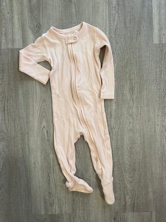 L’oved Sleeper Footies Baby Girl Size 6-9 months Pastel Pink