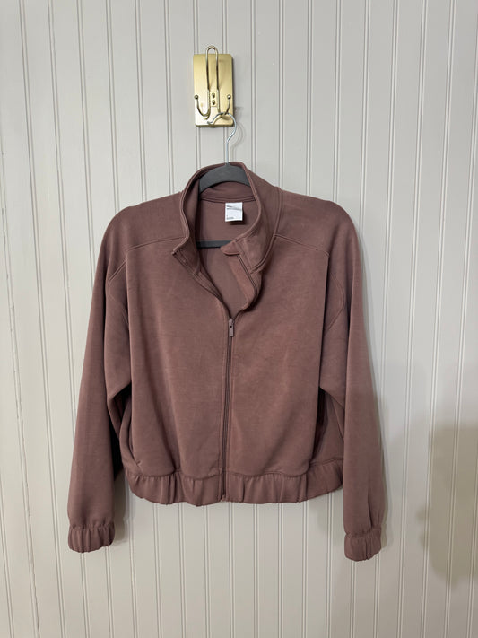 All in Motion Airy Sleek Full Zip Jacket Women’s Large Light Brown