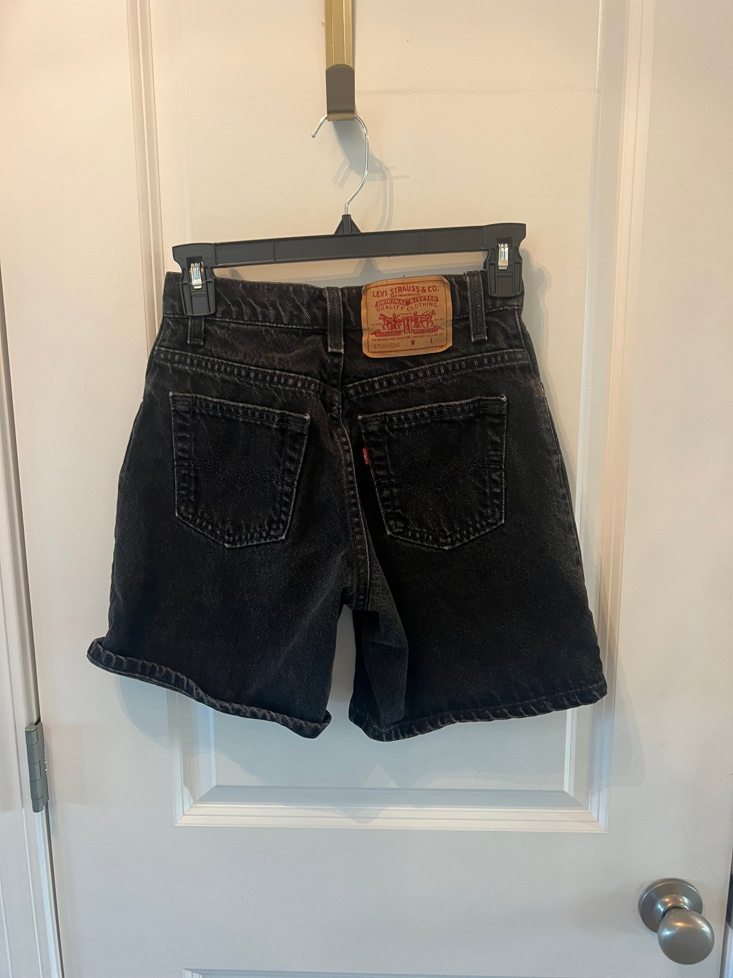 Levi’s Jean Shorts Jr’s Size 3 Black