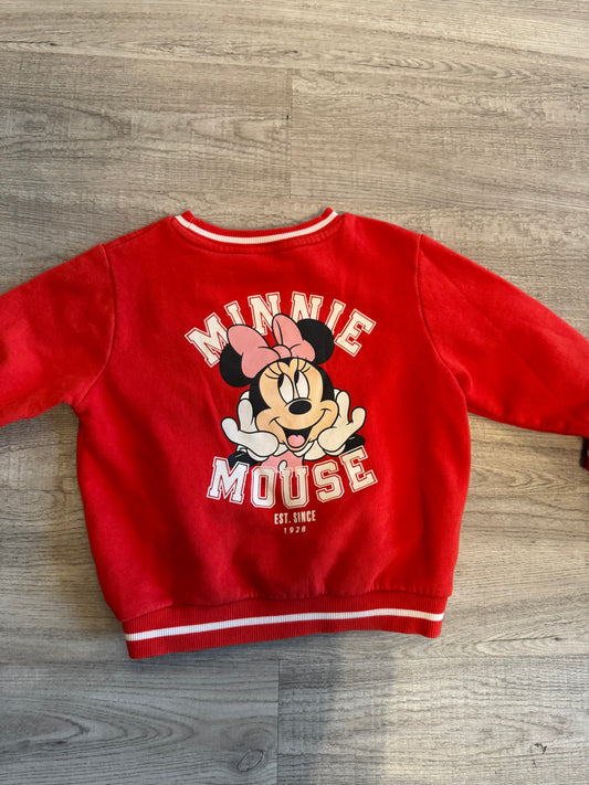 H&M Minnie Sweatshirt Size 5 Years
