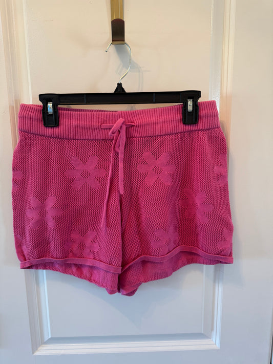 Beach Riot Floral Active Shorts Women’s Medium Magenta