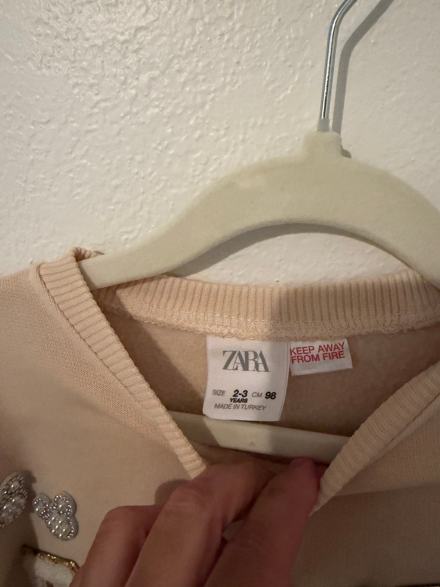 Zara x Disney Sweatshirt Toddler Size 2-3 Years