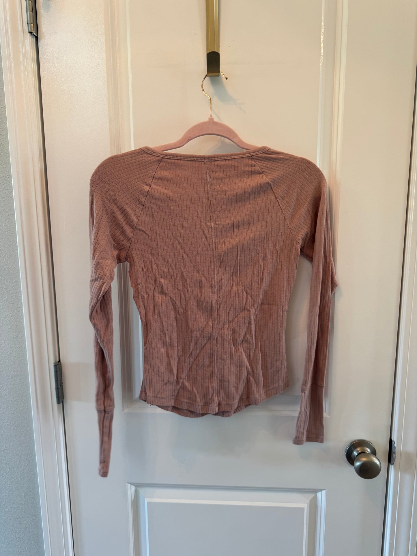 Free People Henley Top Women’s Small Toffee