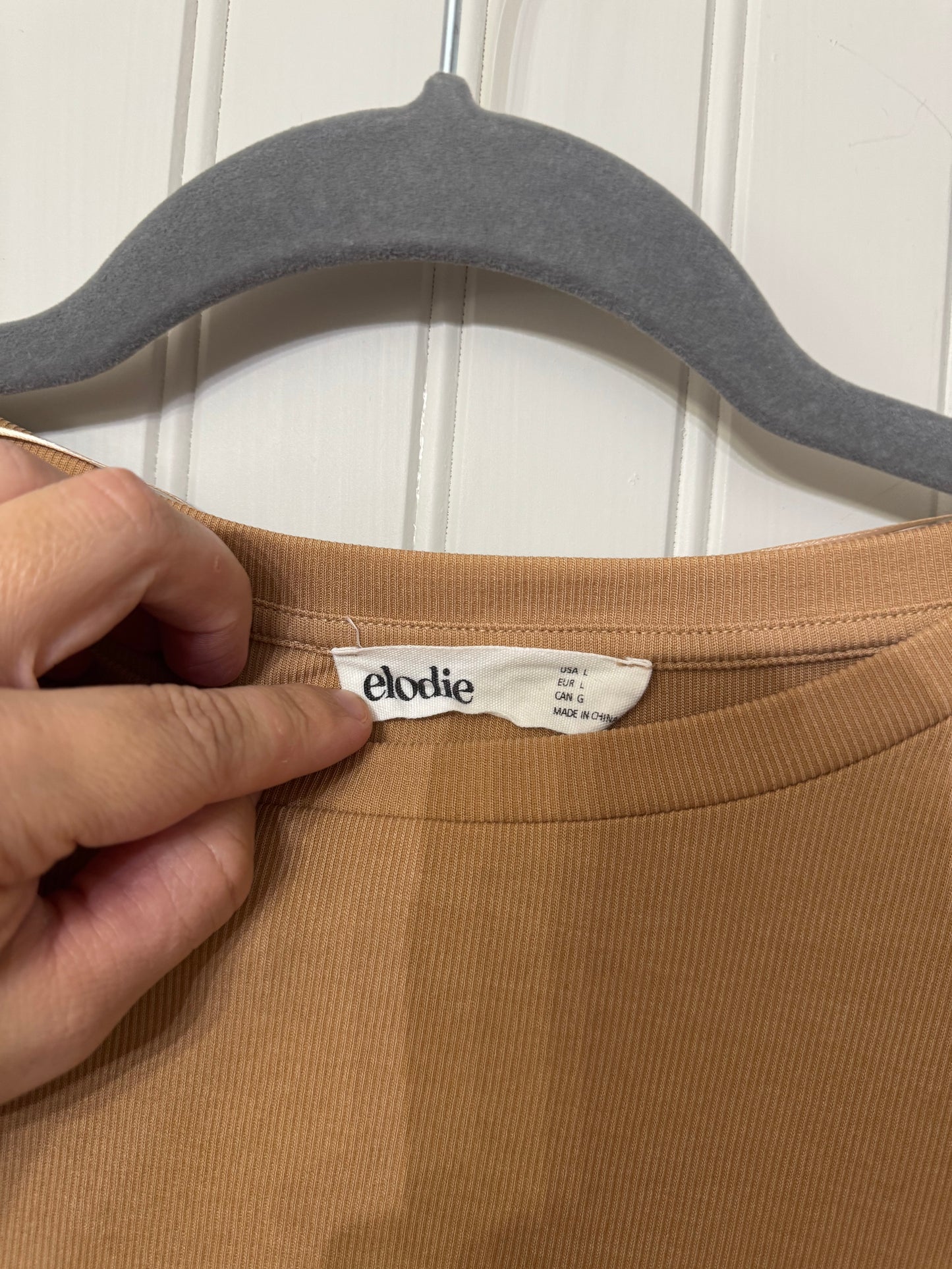 Elodie Bodysuit Women’s Large Tan