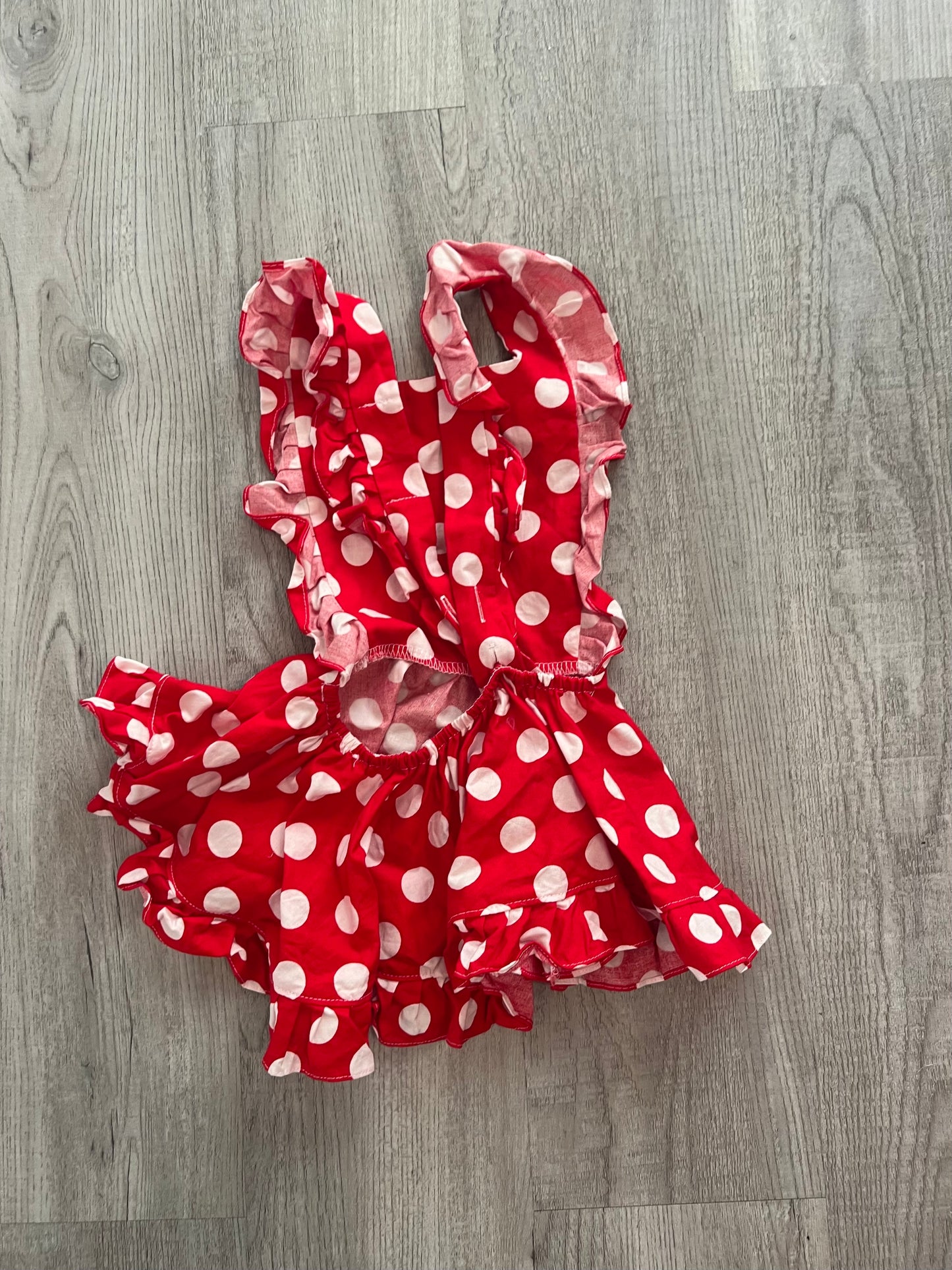 Polka Dot Dress Baby Girl Size 18-24M Red