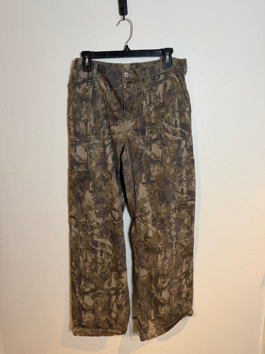 Camo Wide Leg Cargo Pants Women’s Large