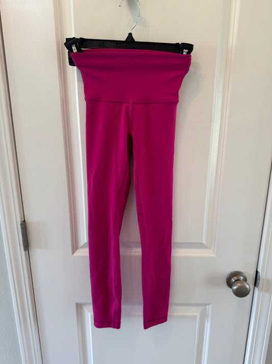 Lululemon Hot Pink Leggings Size 0