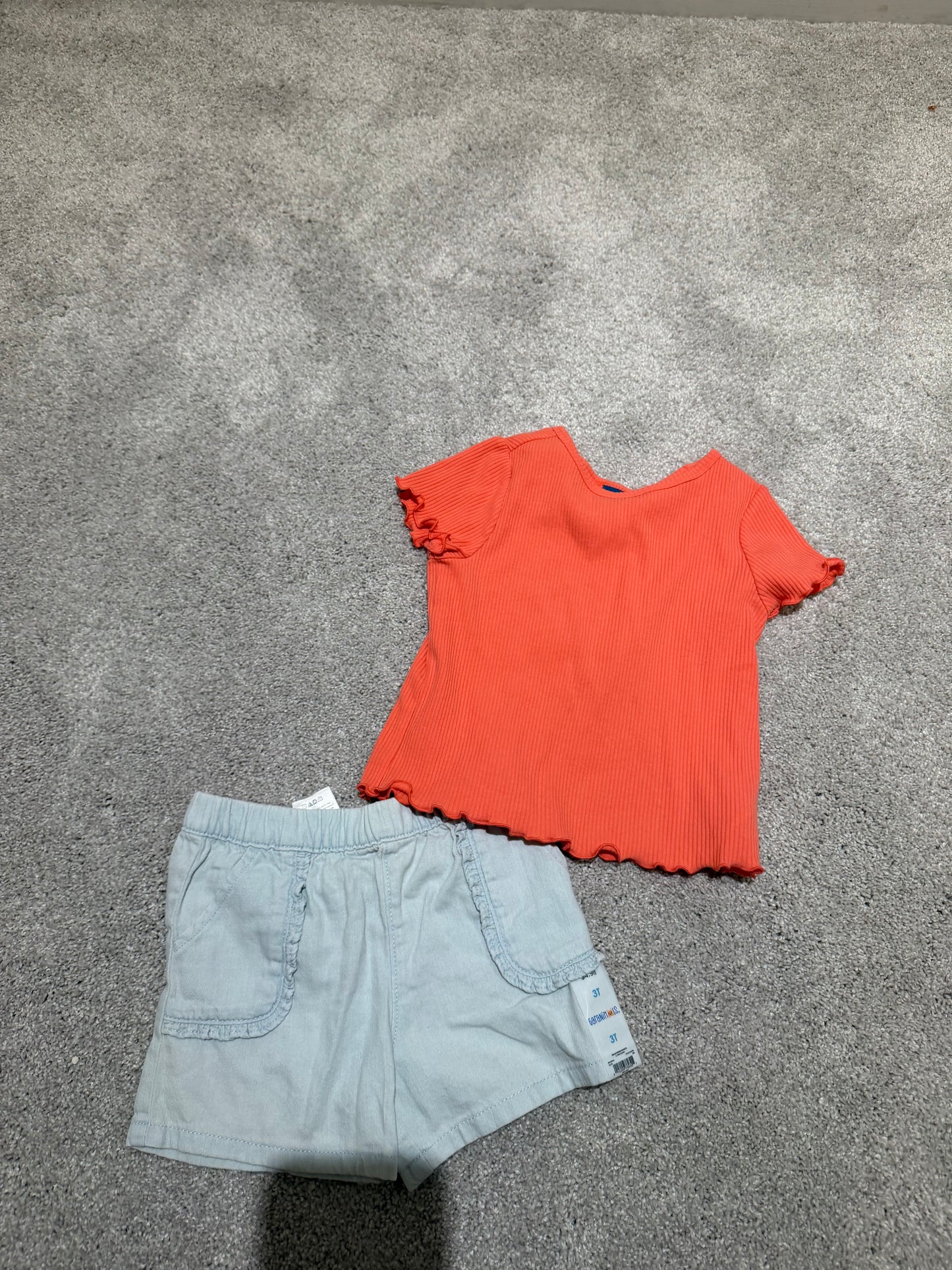 Top & Shorts Outfit Toddler Size 3T NWT