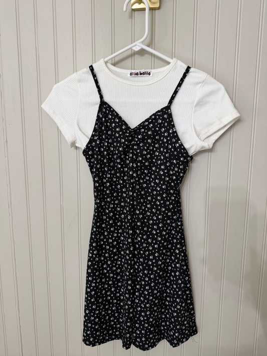 Ellie Belle Layered Dress Girl’s Size 7 Black