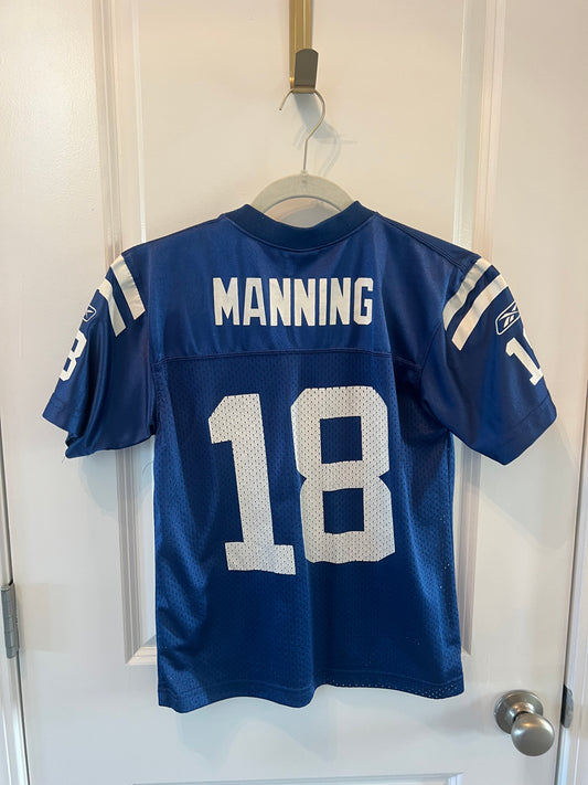 Peyton Manning NFL Indianapolis Colts Jersey Youth Boy’s Size Medium Blue