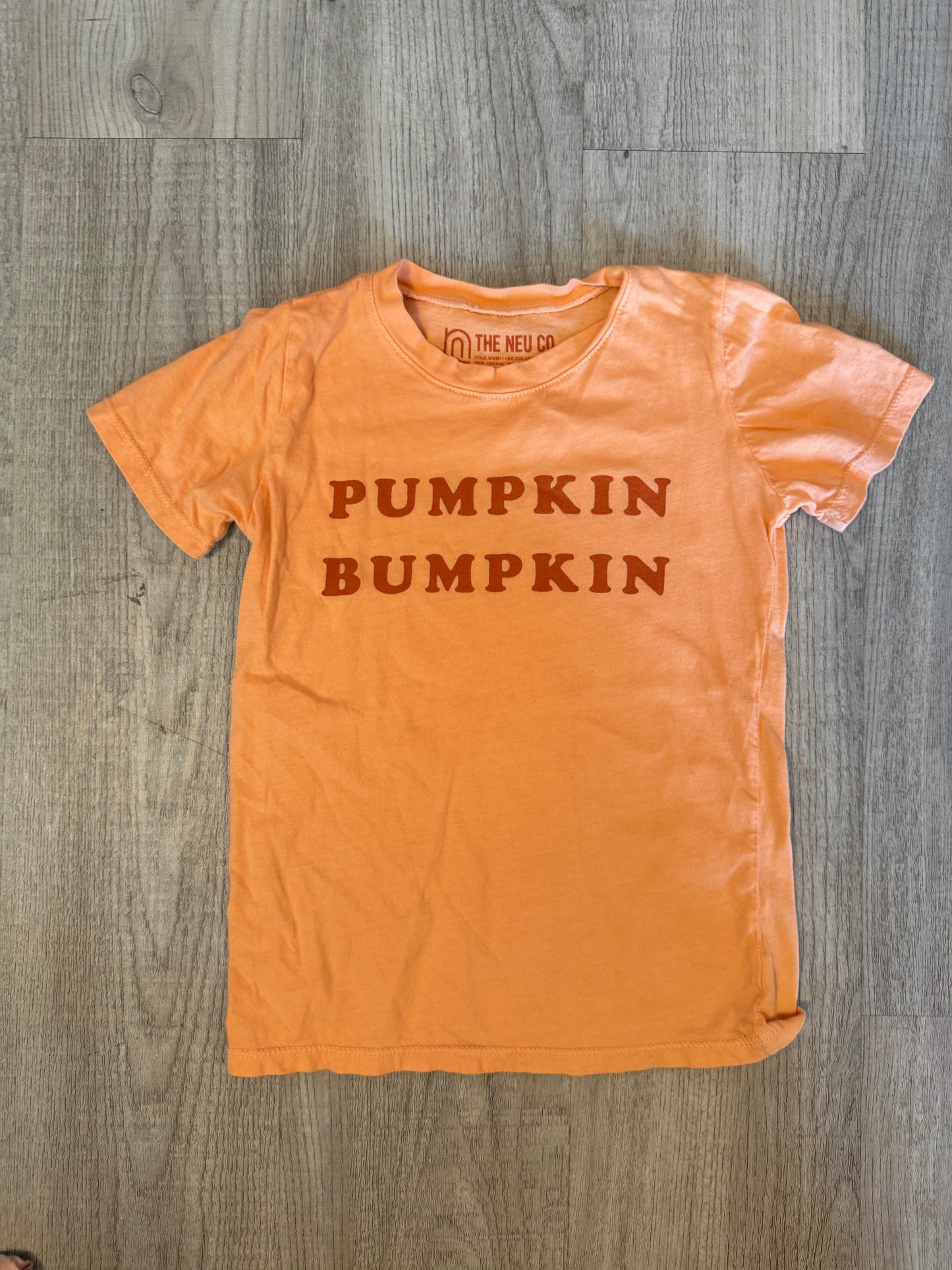 The Neu Co Pumpkin Graphic Tee Toddler Size 2-3T Orange