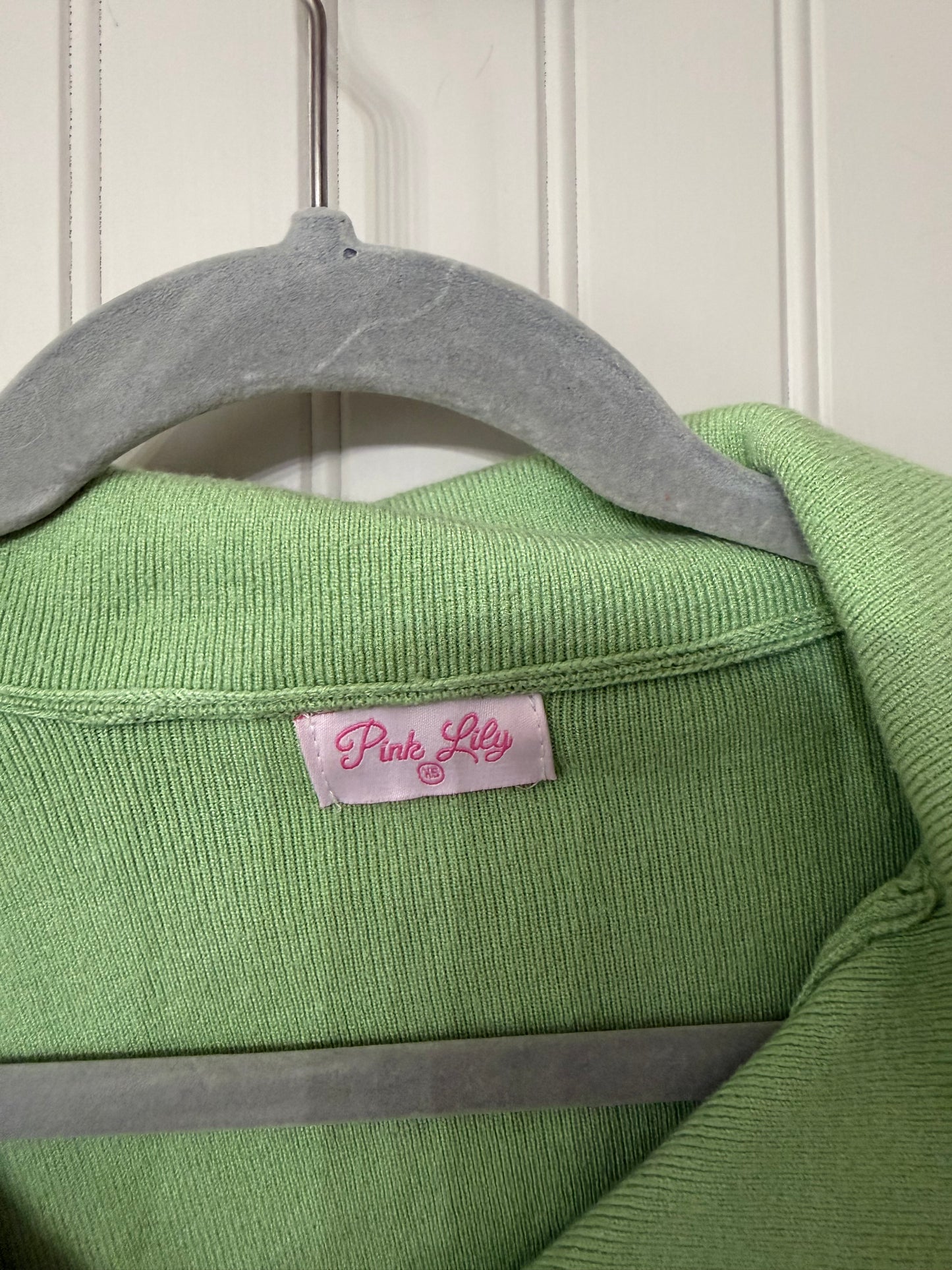 Pink Lily Green & Pink Matching Set Size XS