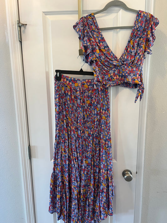 Free People Pretty Dayze Floral Matching Set Women’s Size Small