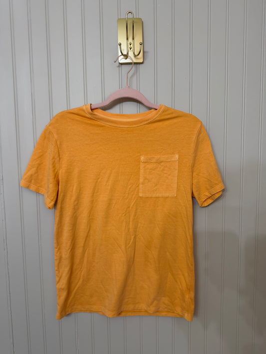 Pocket Tee Youth Size XL Mustard