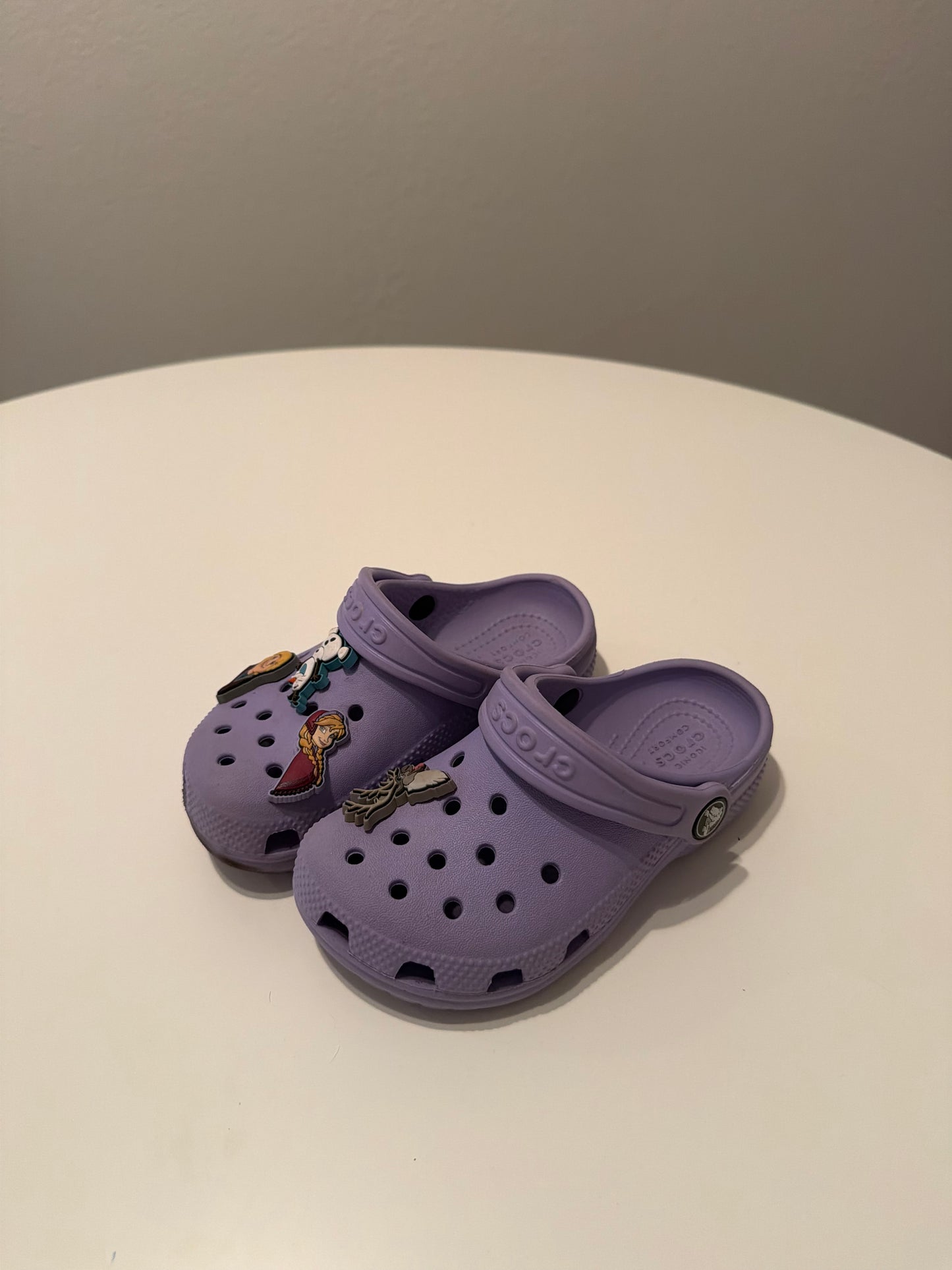 Frozen Crocs Size 10