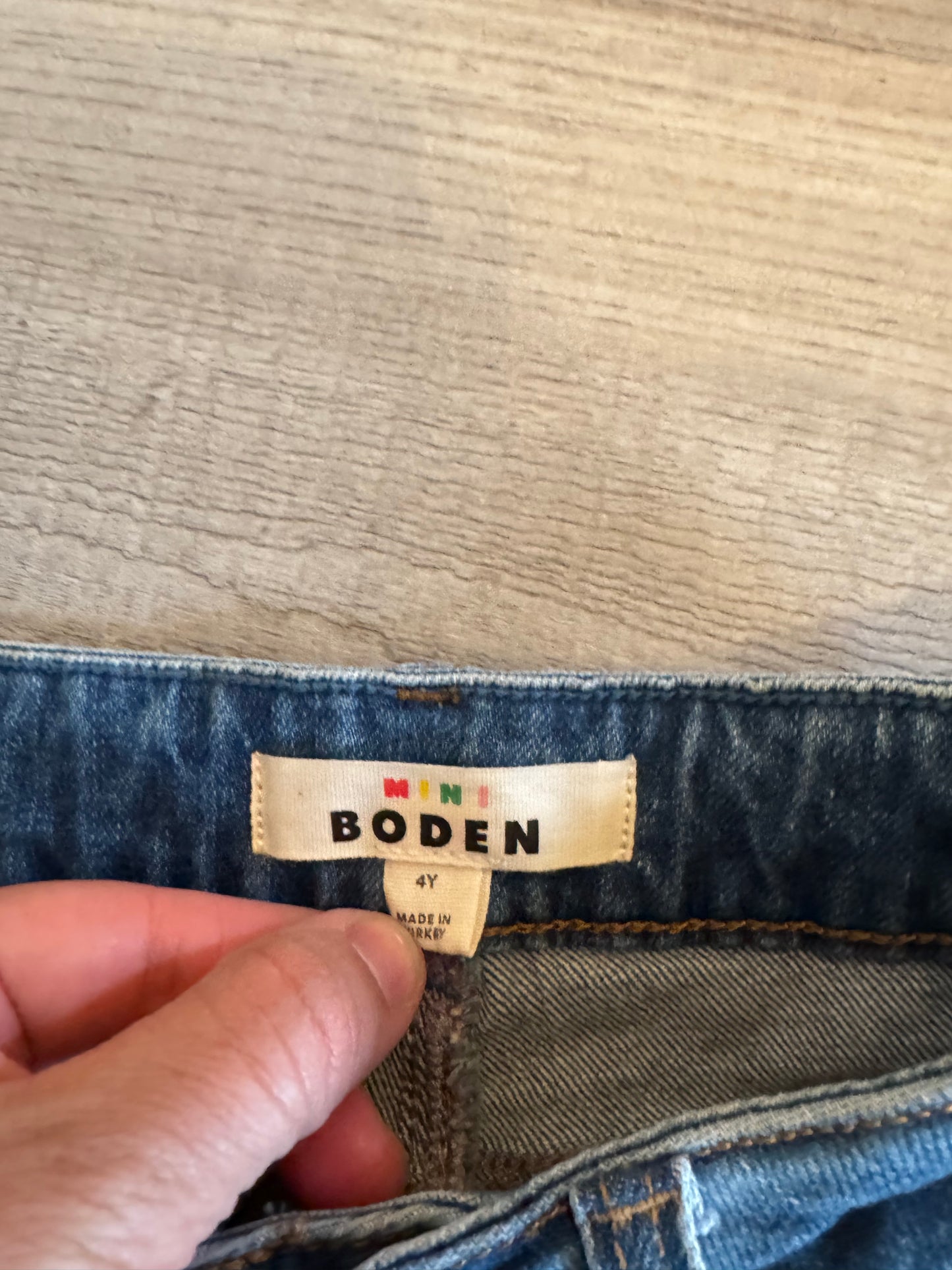 Mini Boden Jeans Toddler Size 4 Years