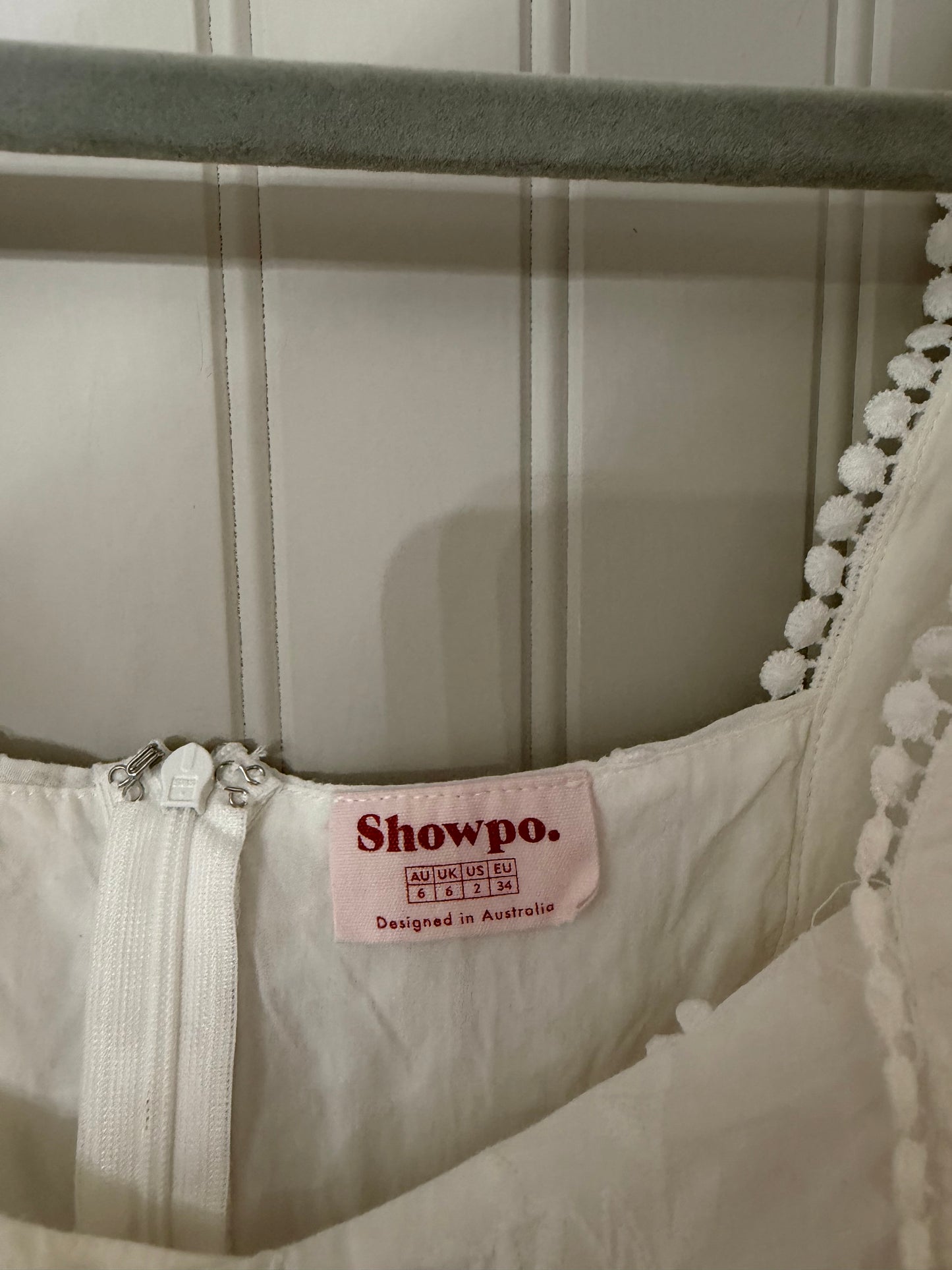 Showpo Mini Dress Women’s Size 2 White
