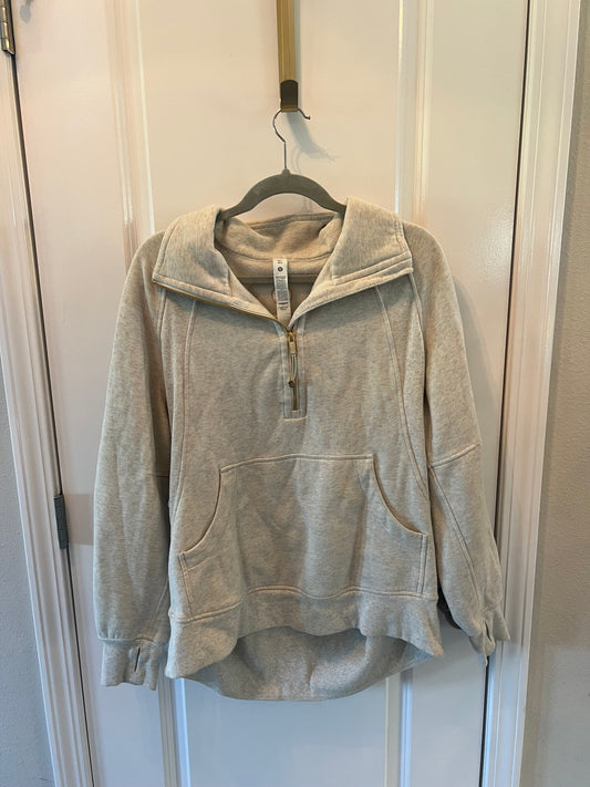 Lululemon Quarter Zip Women’s Size Medium/Large Cream